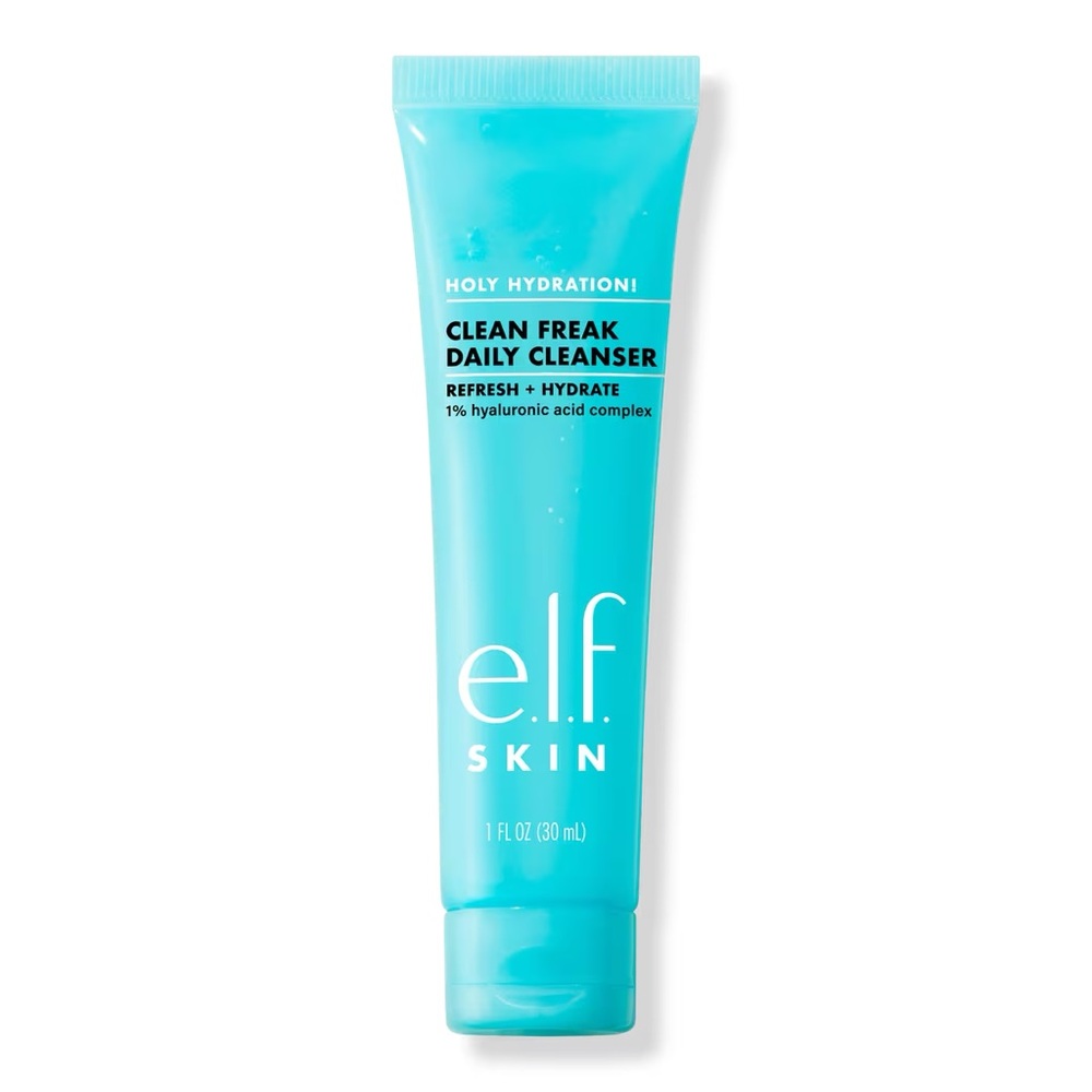 ❗️LAST 1❗️🤎5 For $25🤎 ELF Holy Hydration! Clean Freak Daily Cleanser Travel Size
